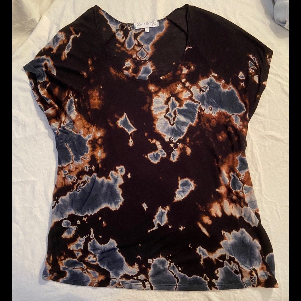 Black/Blue Tie Dye Daydreamer LA Shirt (Size S)
